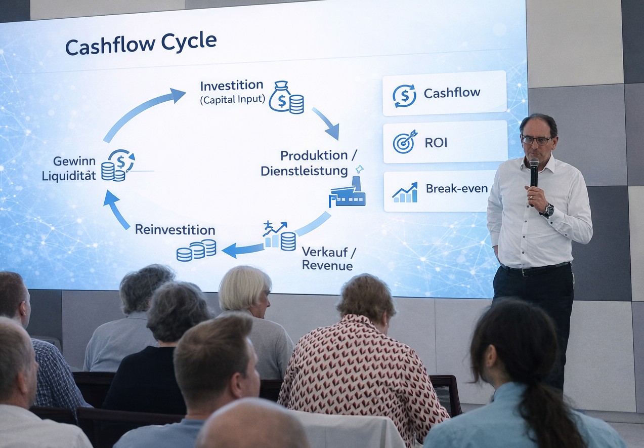 Reinhard Wille presenta el ciclo de flujo de caja